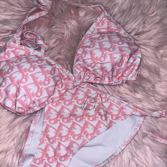 Pink monogram bikini🎀 - Picture 2 of 5